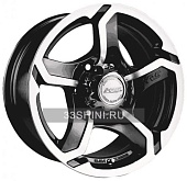 Racing Wheels H-409 7x15 6x139.7 ET 0 Dia 110.5 (BKFP)